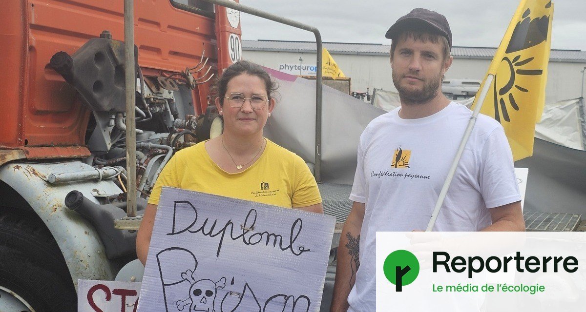 Contre la loi Duplomb, paysans et militants bloquent une usine de pesticides