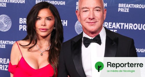À Cannes, la fiancée de Jeff Bezos vient récupérer un prix écolo en yacht