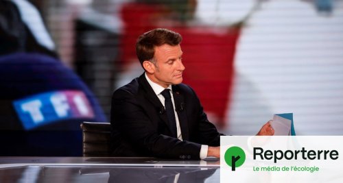 Sur TF1, Macron zappe encore l’écologie