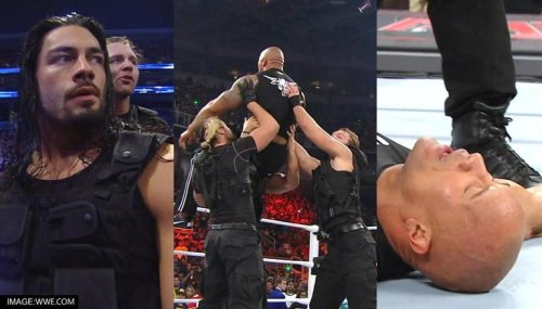 The Rock Reveals Roman Reigns' Concerned Reaction After The Shield Powerbomb Injured Him