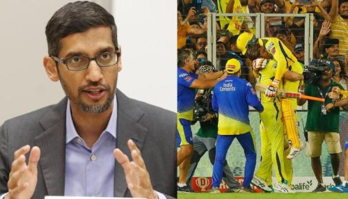 Google CEO Sundar Pichai's Reaction After CSK Win IPL 2023 Breaks The ...