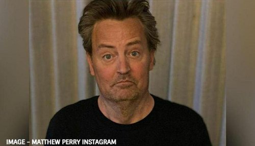 Matthew Perry shares a happy dance GIF of himself post ...
