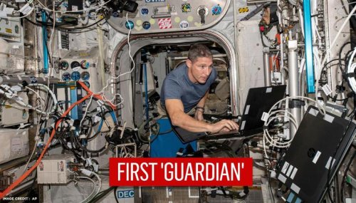 NASA astronaut on International Space Station joins US Space Force as first 'Guardian'