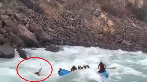 Man Dies During Rafting in Rishikesh, His Chilling Final Moments Captured on Video