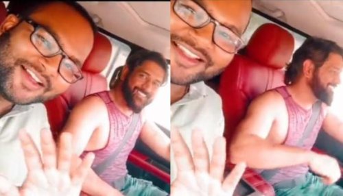 MS Dhoni Goes For Drive In Ranchi, Netizens Call For Legal Action To Be Taken Against Him