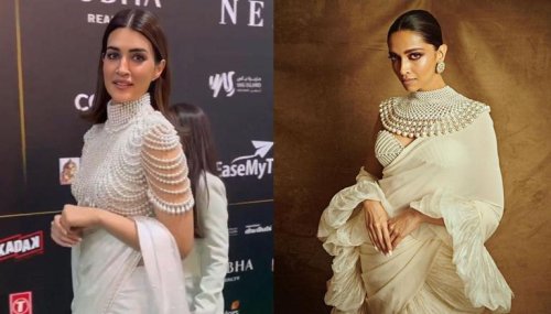 Kriti Sanon Has A Deepika Padukone Moment On The IIFA 2023 Green Carpet ...