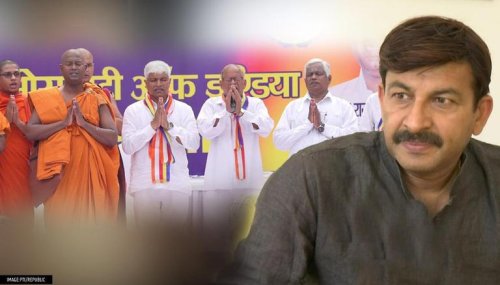 AAP Minister Rajendra Gautam's Presence At Mass Conversion Rally Irks BJP; Brazens It Out