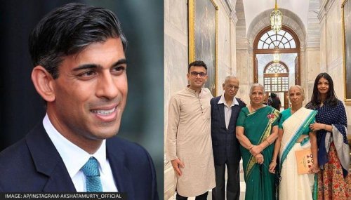 UK PM Rishi Sunak Lauds Mother-in-law Sudha Murty's Padma Bhushan ...