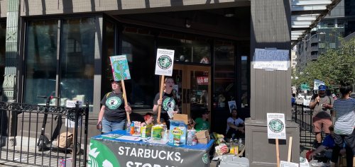 Starbucks union welcomes CEO with 115-store strike