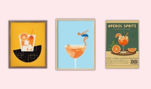 This $30 Cocktail Wall Art Just Went Viral On TikTok