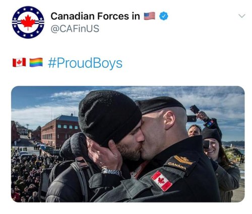 Twitter users flood #ProudBoys hashtag with gay pride images