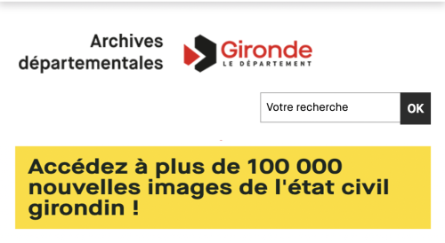 Gironde : plus de 100.000 nouvelles images de l'état civil