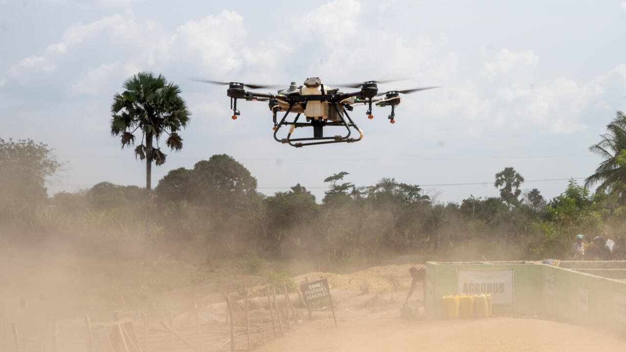 Reportage Afrique – En Côte d’Ivoire, les drones révolutionnent l’agriculture