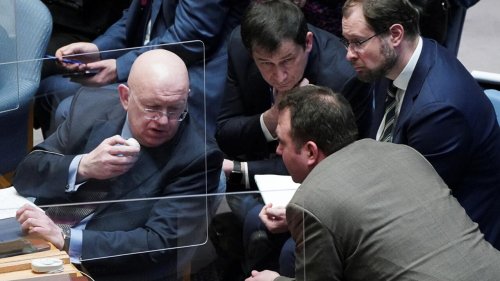 Ukraine cries shame as Russia takes UN Security Council chair