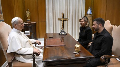 Ukraine: le pape Léon XIV a reçu en audience privée Volodymyr Zelensky