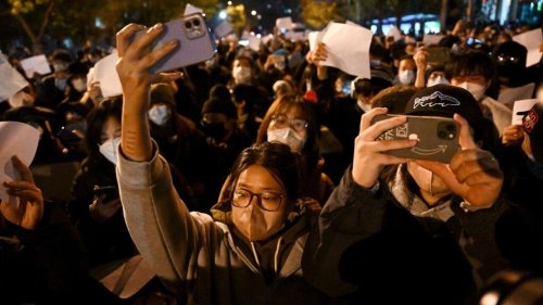 Chine: les manifestants ciblés «via» leurs «smartphones»