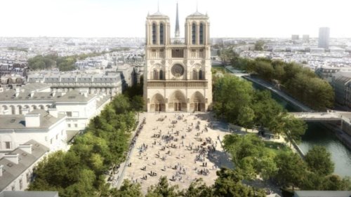 Gardens and square around Notre-Dame cathedral in Paris to get a green makeover