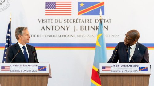 À Kinshasa, Anthony Blinken défend l'intégrité territoriale de la RDC
