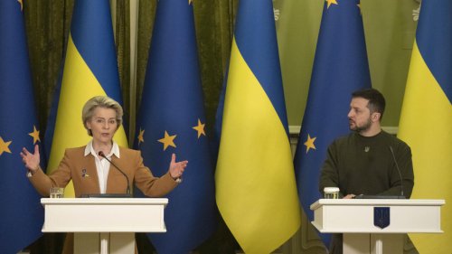 Sommet UE-Ukraine: les dirigeants européens en démonstration de force à Kiev