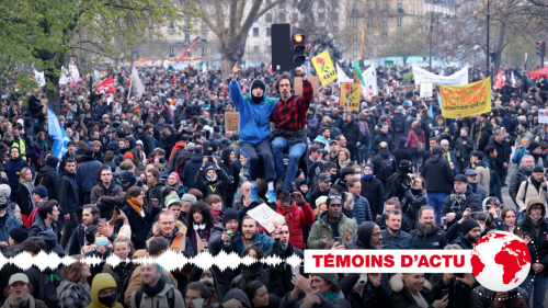 Témoins d'actu - France retraites : comment couvre-t-on dix semaines de manifestations?