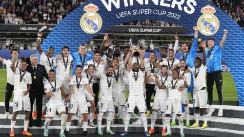 Benzema reaches milestone as Real Madrid overpower Frankfurt to claim Super Cup