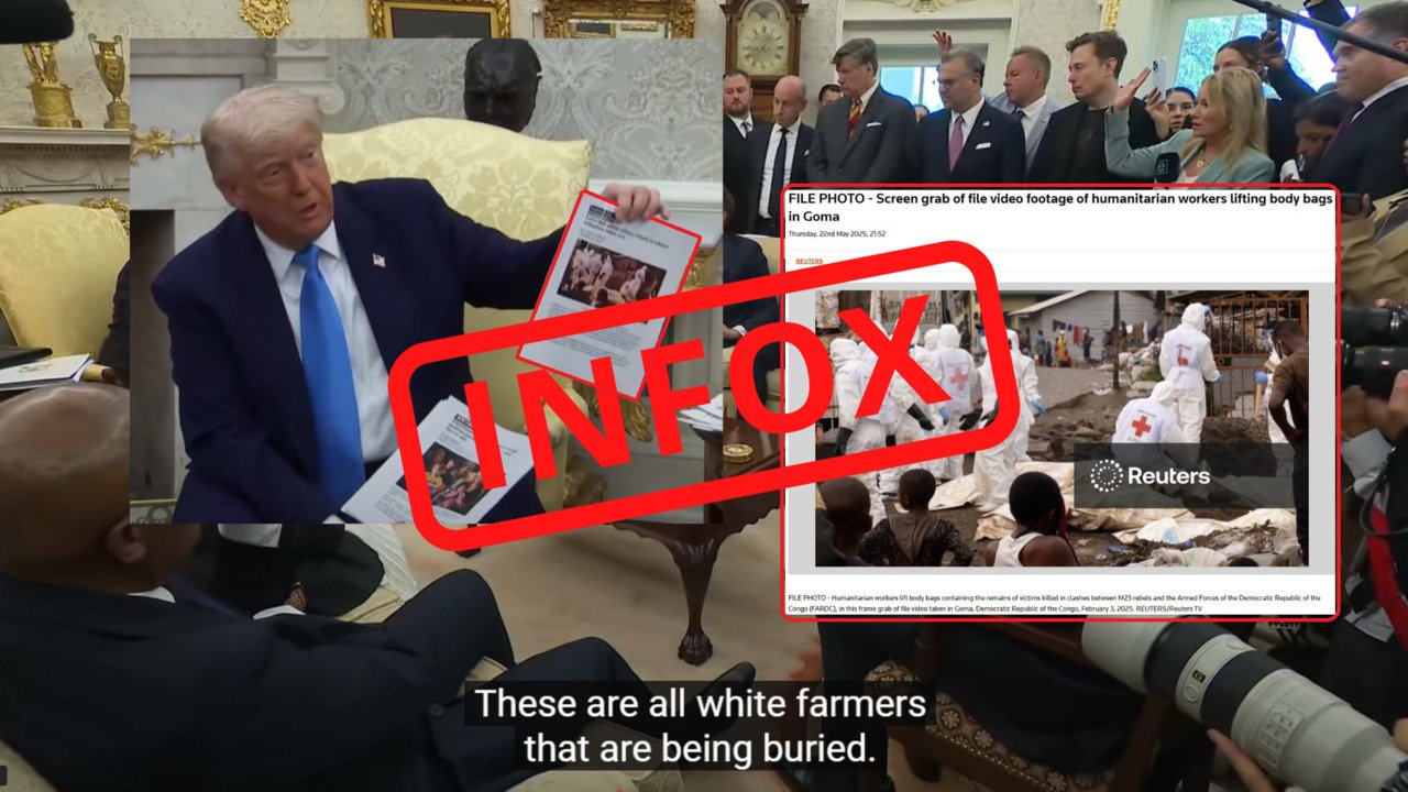«Génocide» de fermiers blancs en Afrique du Sud: l’image brandie par Trump provient en réalité de RDC