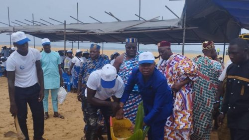 Journée mondiale de l'Océan: au Togo, le ministre de l’Économie maritime sensibilise des acteurs du secteur
