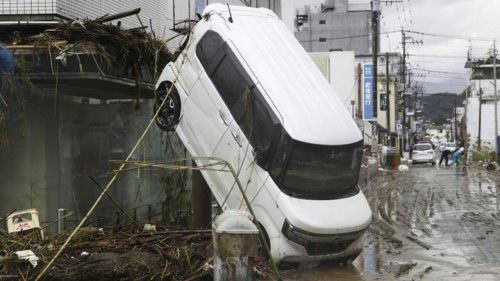 Rain hampers rescue efforts as 50 feared dead in Japanese flooding