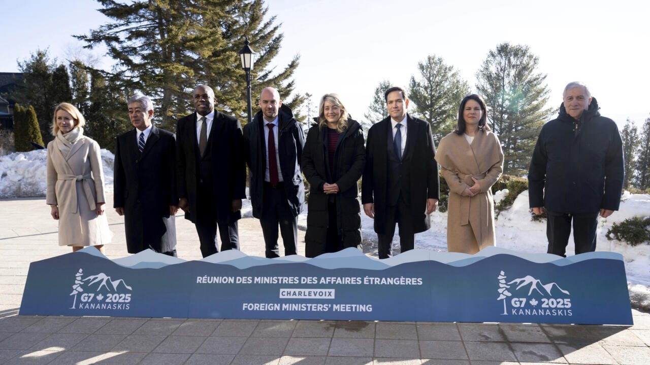 Au Canada, le G7 affirme son «soutien indéfectible» à «l'intégrité territoriale» de l'Ukraine