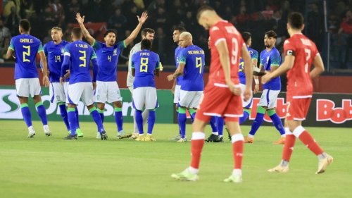 Coupe du monde 2022: le Brésil domine la Tunisie dans un match peu amical