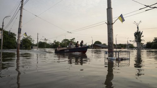 Ukraine: crainte d’une pollution de l’eau après la destruction partielle du barrage de Kakhovka