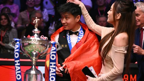 'Shared dream': China celebrates Zhao's world snooker breakthrough
