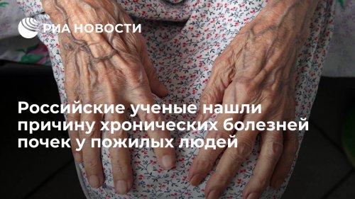 Российские ученые нашли причину хронических болезней почек у пожилых людей