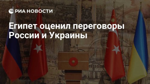 Египет оценил переговоры России и Украины