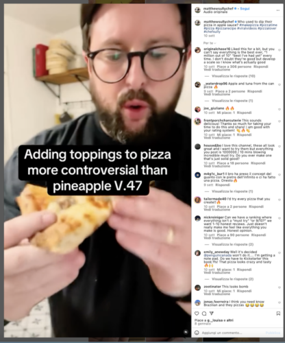 La pizza con topping incredibili e controversi di Chef Sully