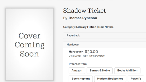 Sta per arrivare un nuovo romanzo di Thomas Pynchon