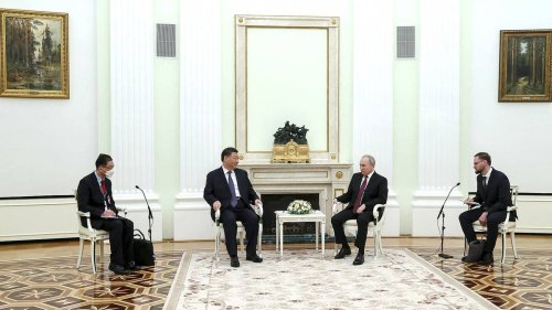 Xi bei Putin in Moskau: Sechs-Gänge-Menü mit Weißlachs, Rentier, Meeresfrüchte, Wachteln