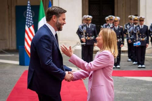 Direkt nach USA-Besuch: Giorgia Meloni empfängt J.D. Vance in Rom