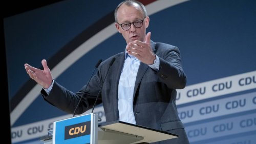 Friedrich Merz: Klimaschutzaktivistinnen stören Rede von CDU-Chef in Mainz