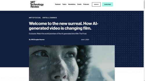 „The Frost“: KI produziert Kurzfilm – Ist das das Kino der Zukunft?