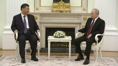 Putin und Xi: Händeschütteln gegen den Rest der Welt
