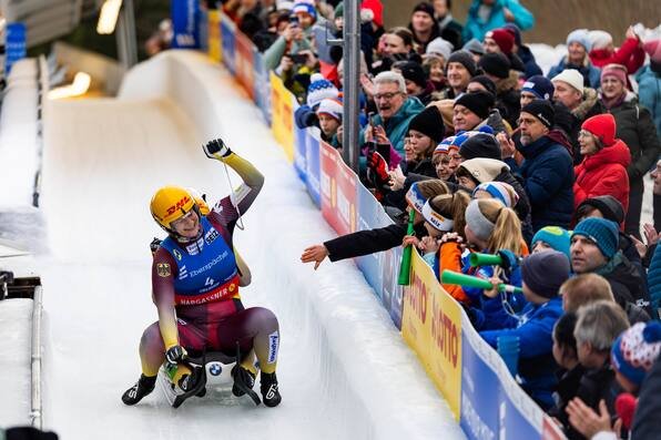 Rodel-WM: Gold für Julia Taubitz und Max Langenhan
