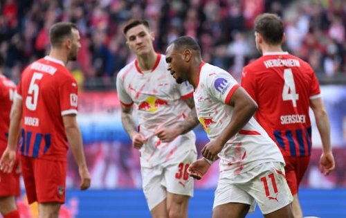 Leipzig - Heidenheim: 2:2 nach blamabler erster Halbzeit