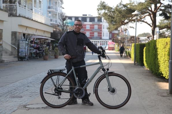 Usedomer fährt mit dem Rad zur Arbeit - 4500 Kilometer im Jahr