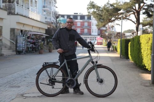 Usedomer fährt mit dem Rad zur Arbeit - 4500 Kilometer im Jahr