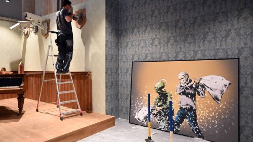 Wegen Corona-Auflagen: Banksy-Ausstellung in Erfurt steht auf der Kippe