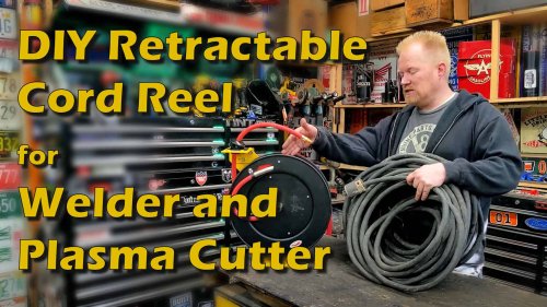 DIY 50′ Retractable Cord Reel for 240 Volt Welder and Plasma Cutter