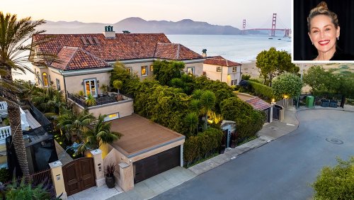 Once Home to Sharon Stone, This $39 Million San Francisco Home Sits on a Cliff Above a Quiet Beach