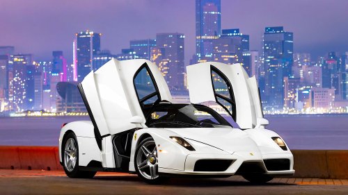The Only White Ferrari Enzo Supercar Made Is About to Hit the Auction Block