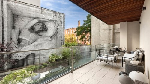Exclusive: This New York City Condo Overlooks a Giant Mural by Street Artist JR